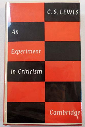 An Experiment in Criticism