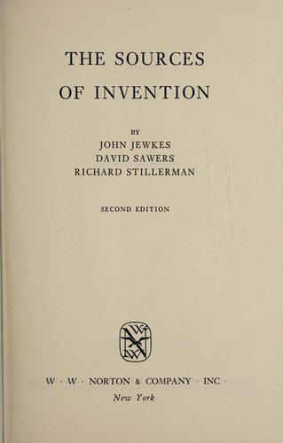 The Sources of Invention