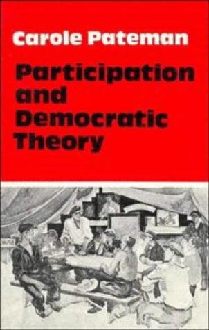 Participation and Democratic Theory