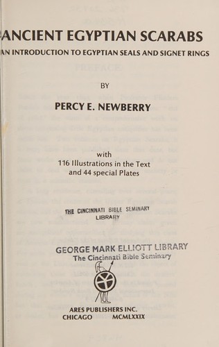 Ancient Egyptian Scarabs