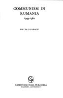 Communism in Rumania, 1944-1962