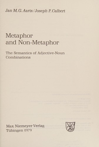 Metaphor and Non-metaphor