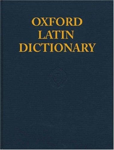 Oxford Latin Dictionary