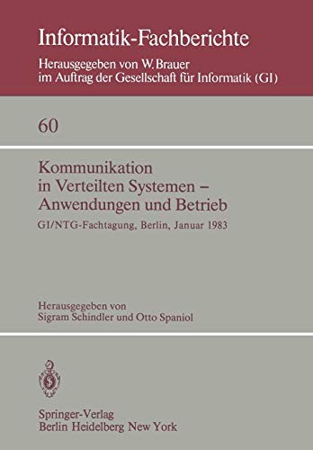Kommunikation in Verteilten Systemen -- Anwendungen Und Betrieb