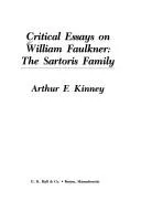 Critical Essays on William Faulkner: the Sartoris Family