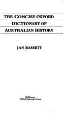 The Concise Oxford Dictionary of Australian History