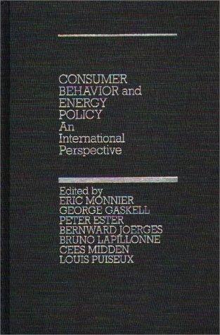 Consumer Behavior and Energy Policy