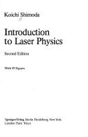 Introduction to Laser Physics (Corr Print)