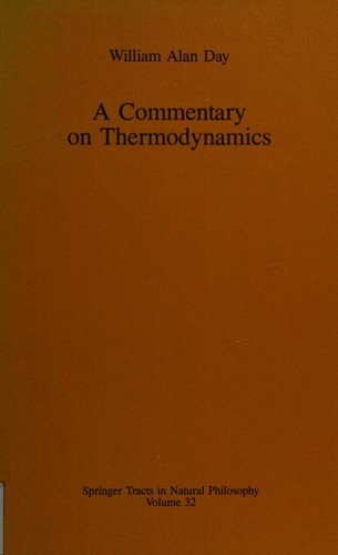 A Commentary on Thermodynamics