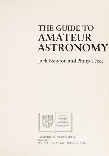The Guide to Amateur Astronomy