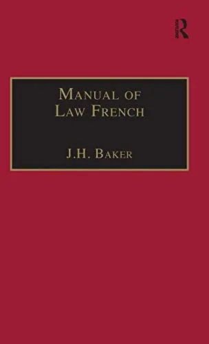 Manual of Law French