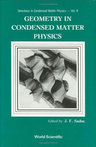 Geometry in Condensed Matter Physics