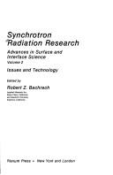 Synchrotron Radiation Research