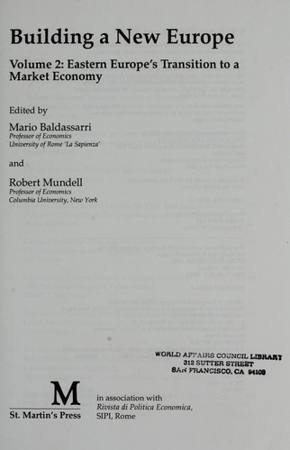 Building the New Europe