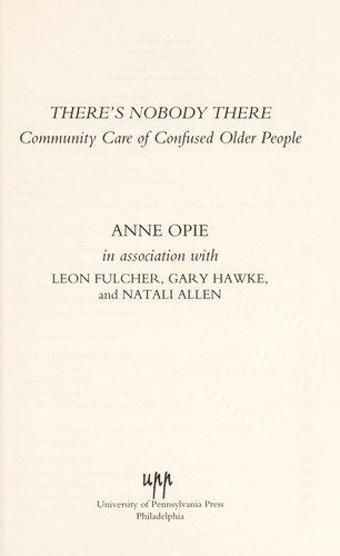 There's Nobody There