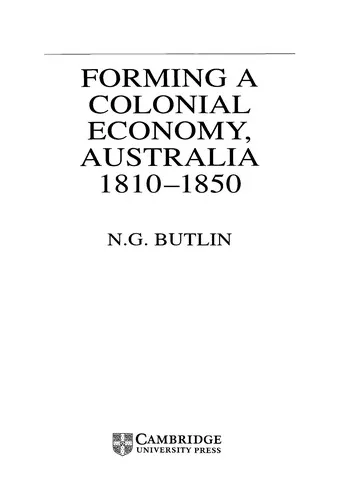 Forming a Colonial Economy