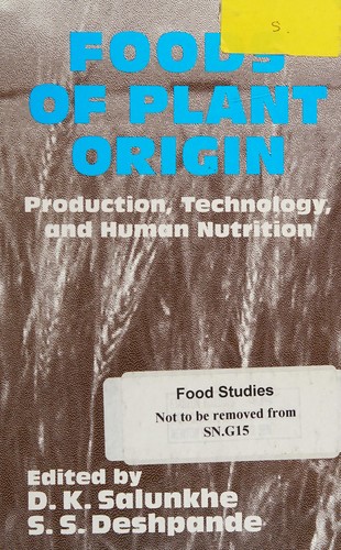 Foods of Plant Origin