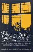 Virginia Woolf: Texts and Contexts : Selected Papers from the Fifth Annual Conference on Virginia Woolf