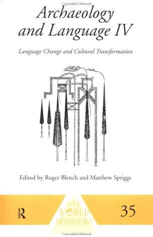 Archaeology and Language I