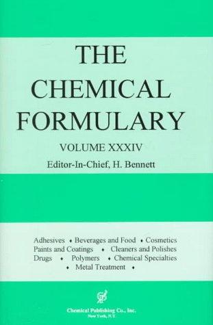 The Chemical Formulary Vol. 34
