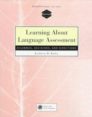 Learning About Language Assessment
