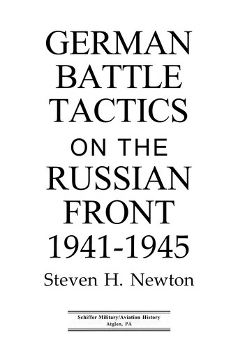 German Battle Tactics on the Russian Front, 1941-1945