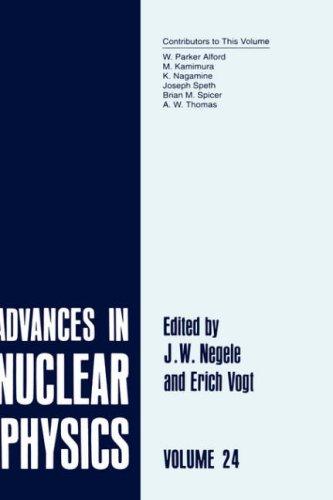 Advances in Nuclear Physics