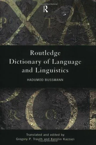 Routledge Dictionary of Language and Linguistics