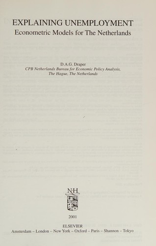 Explaining Unemployment