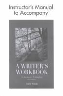 A Writer's Workbook Instructor's Manual