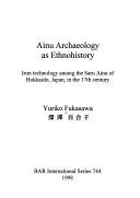 Ainu Archaeology as Ethnohistory