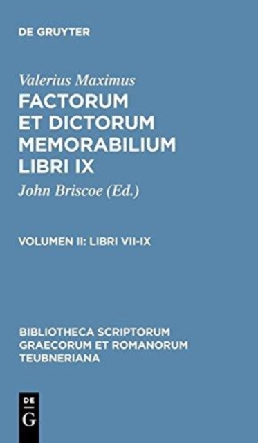 Factorum et Dictorum Memorabilium, vol. II