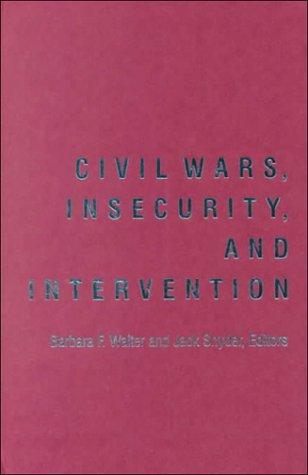 Civil Wars, Insecurity, and Intervention