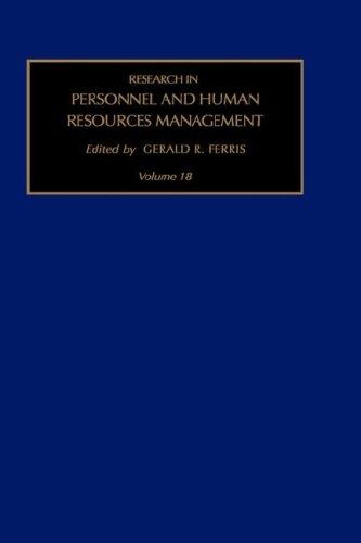 Research in Personnel and Human Resources Management