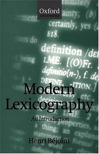 Modern Lexicography : An Introduction