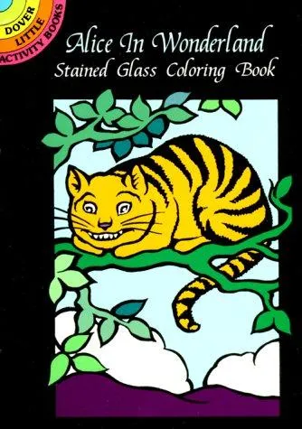 Alice in Wonderland Stained Glass C