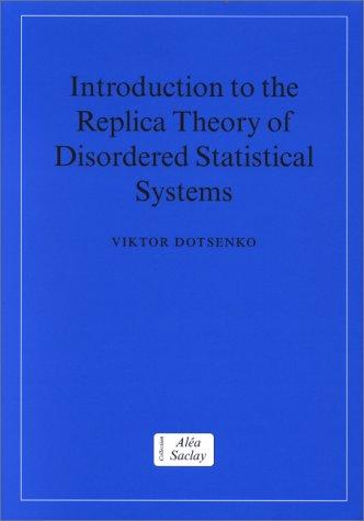 Introduction to the Replica Theory of Disordered Statistical Systems