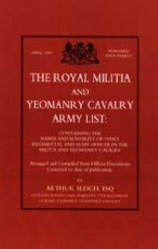 Royal Militia and Yeomanry Cavalry Army List