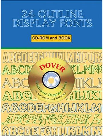24 Outline Display Fonts CD-ROM and Book
