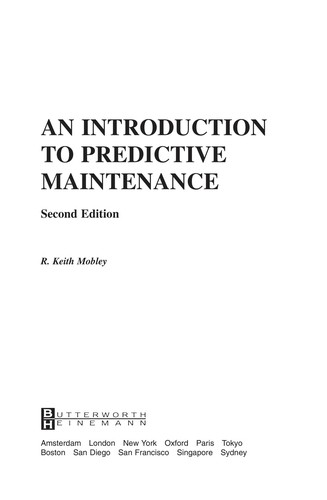 An Introduction to Predictive Maintenance