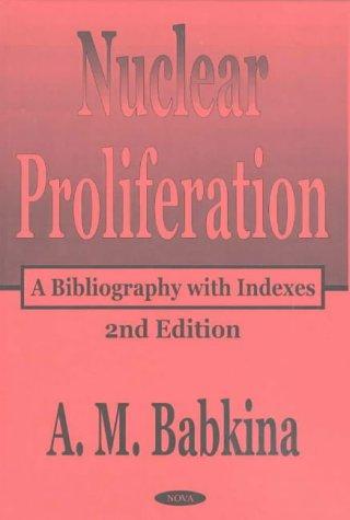 Nuclear Proliferation