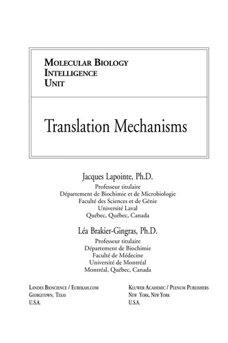 Translation Mechanisms (2003)