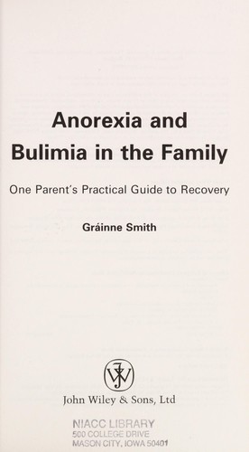 Anorexia and Bulimia in the Family