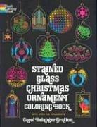 Stained Glass Christmas Ornament Coloring Book