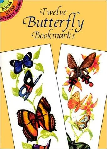 Twelve Butterfly Bookmarks