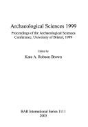 Archaeological Sciences 1999