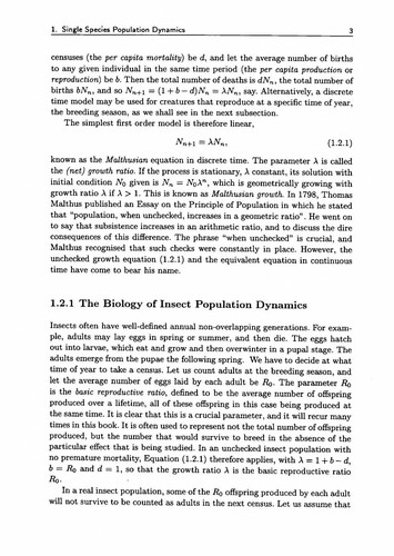 Essential Mathematical Biology