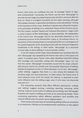 Film Editing – The Art of the Expressive