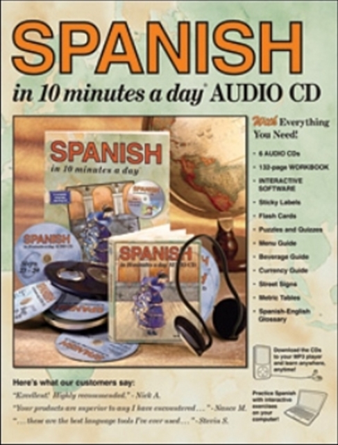 SPANISH in 10 minutes a day® BOOK + AUDIO