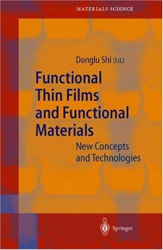 Functional Thin Films and Functional Materials